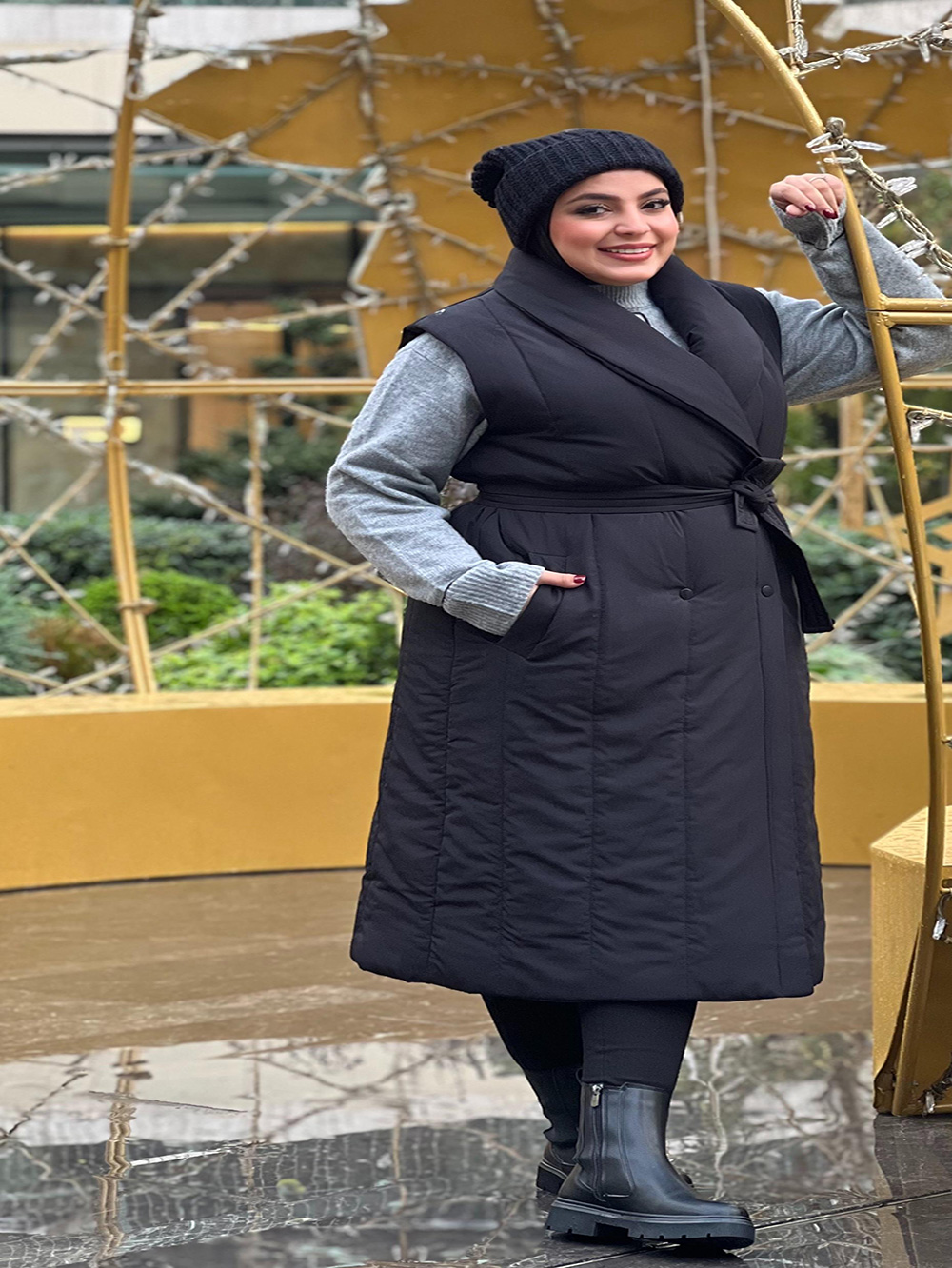 BEBEK BLACK GILET – Image 3