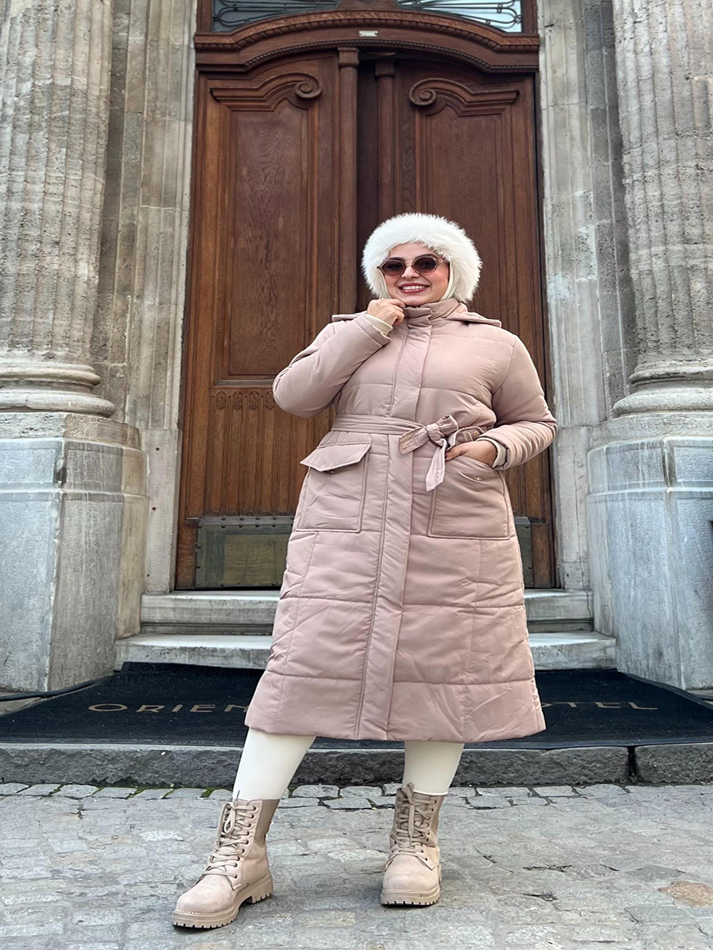 MODA BEIGE DOUDOUNE