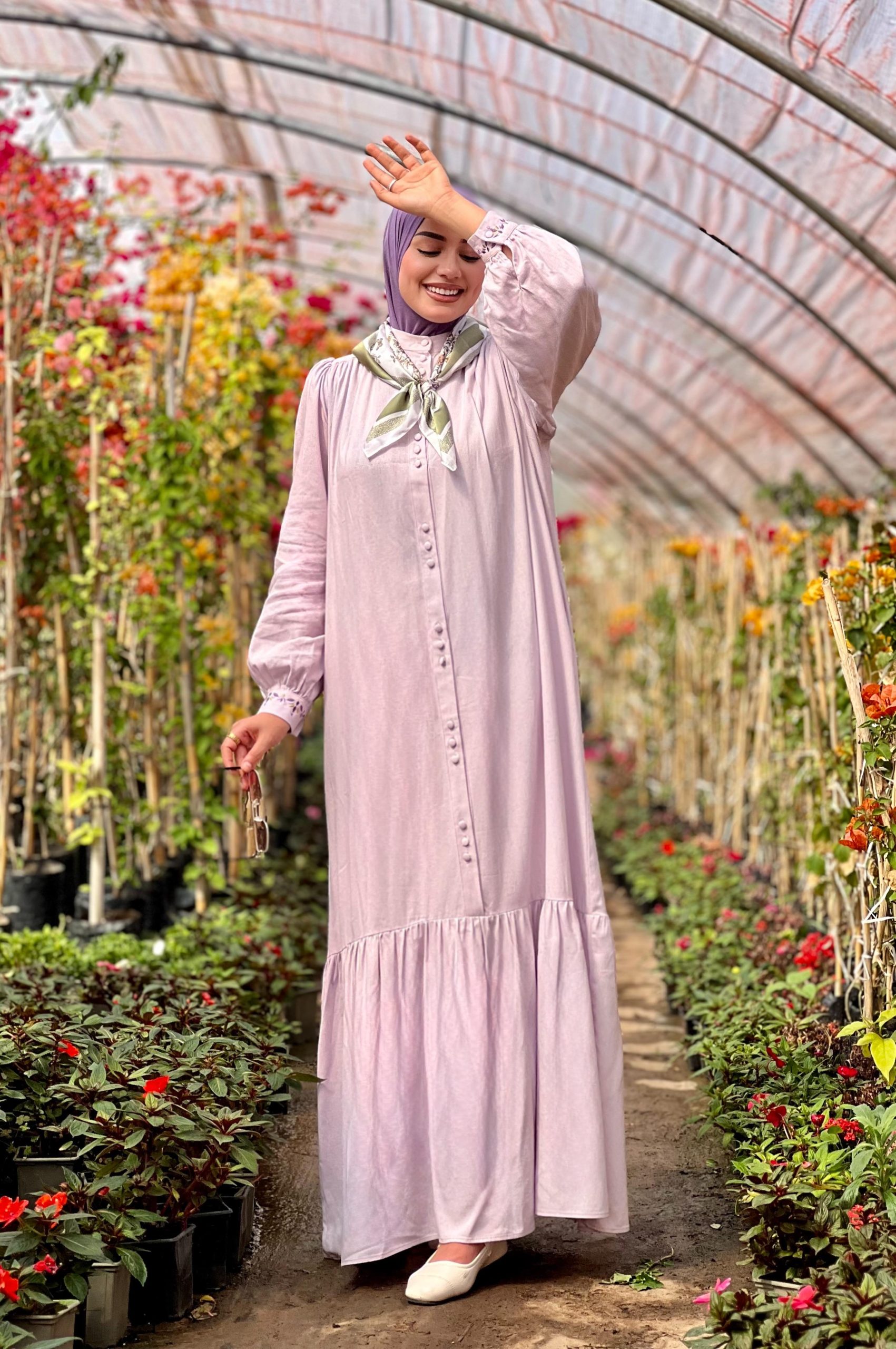 YASMINE MAUVE ROBE