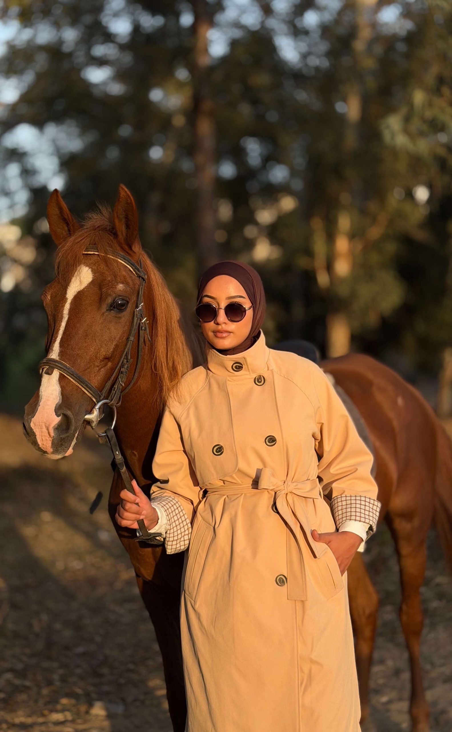 ODAYA BEIGE TRENCH – Image 2